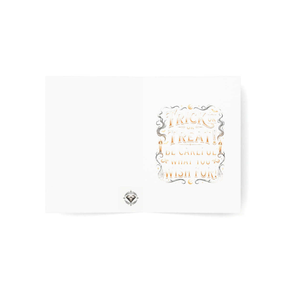 Halloween Zombie Haunted Toy Shop Greeting Card — Pack of 1/10/30/50