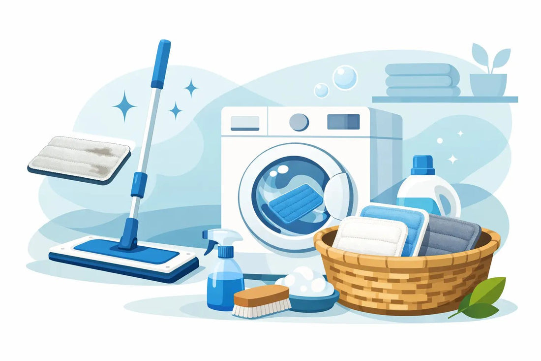 How to Clean Mop Pads and Keep Them Reusable - Birmingham Toys & More