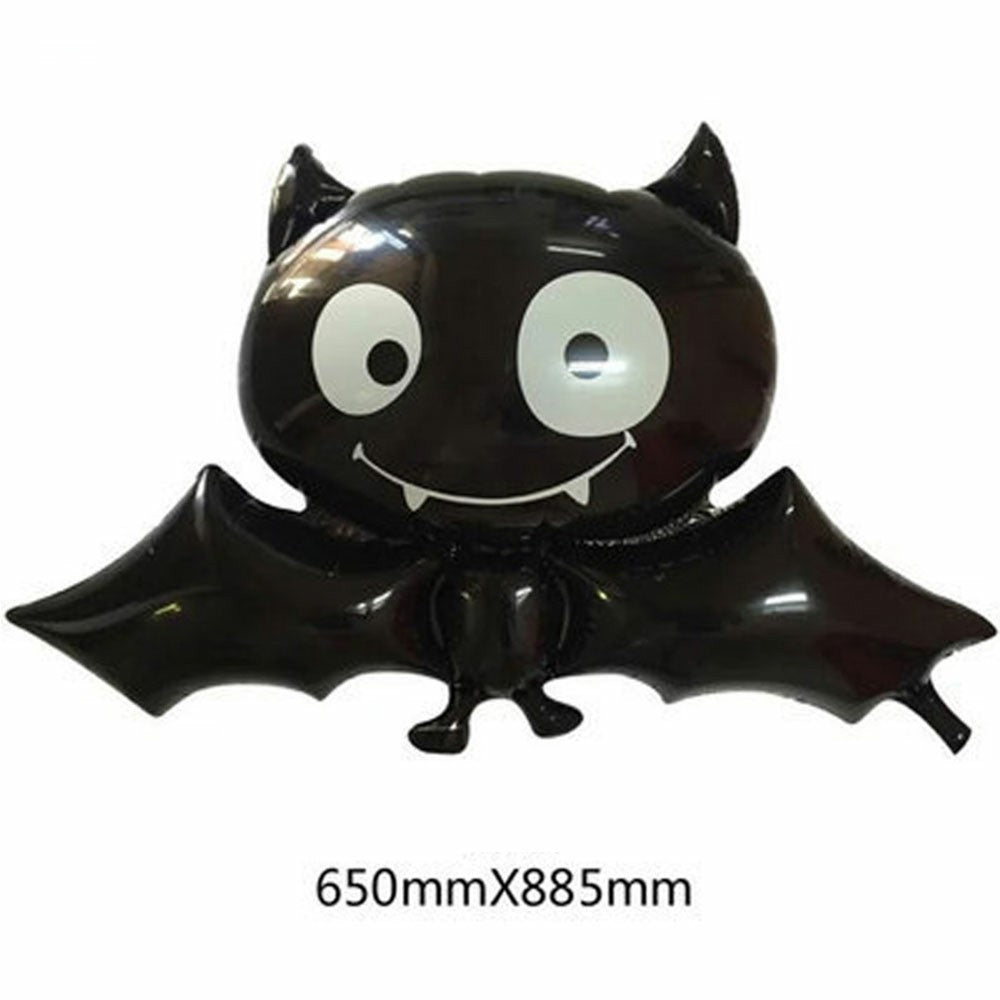 Halloween Party Balloon Decoration Kit – Bat, Latex Balloons, Tassels & Letters