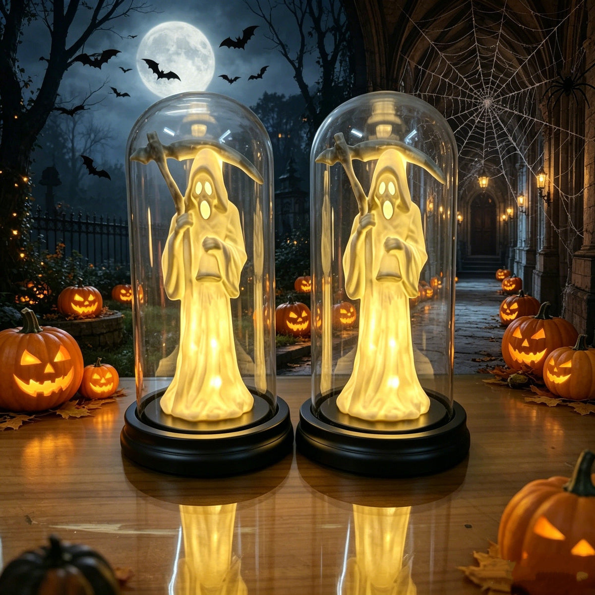 Halloween Luminous Ghost Decoration | Glowing Horror Decor - Birmingham Toys & More