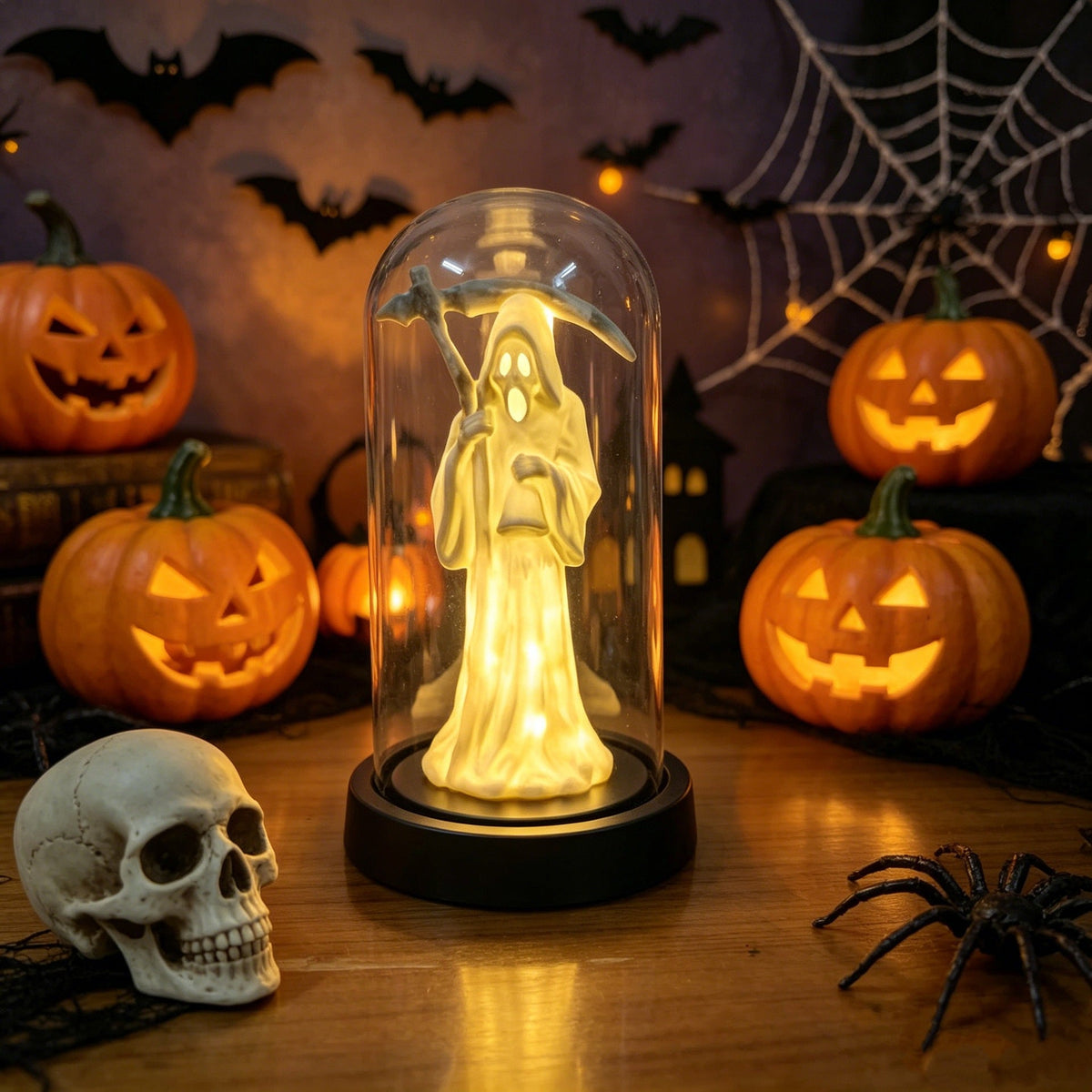 Halloween Luminous Ghost Decoration | Glowing Horror Decor - Birmingham Toys & More