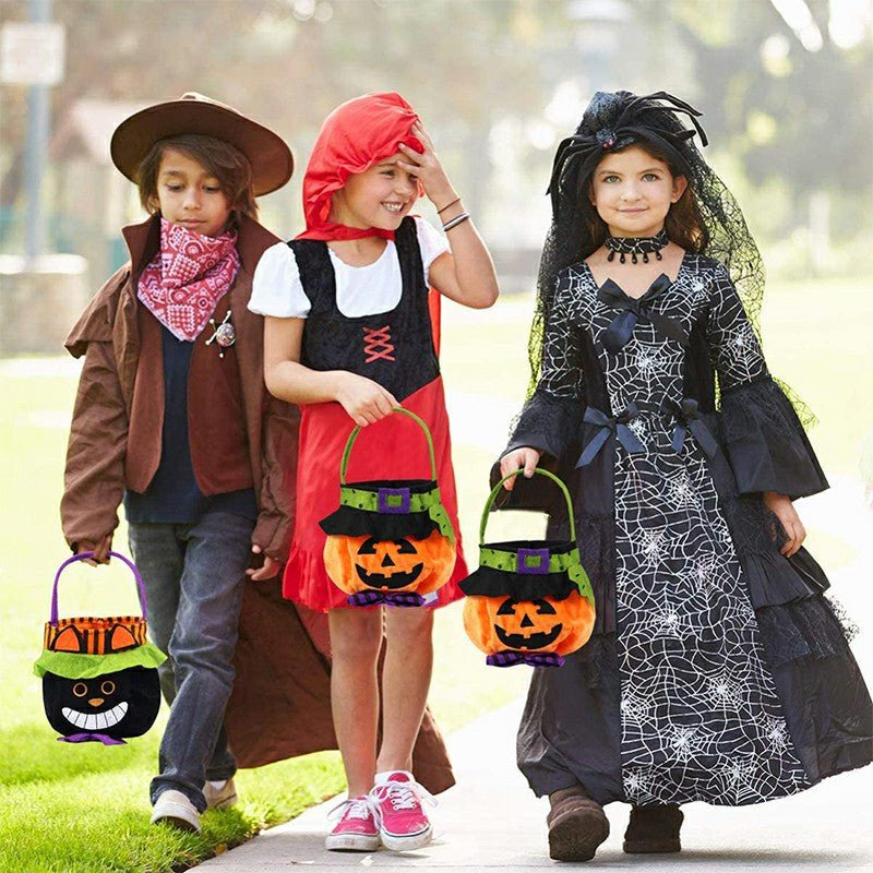Halloween Pumpkin Trick or Treat Candy Bag for Kids - Birmingham Toys & More