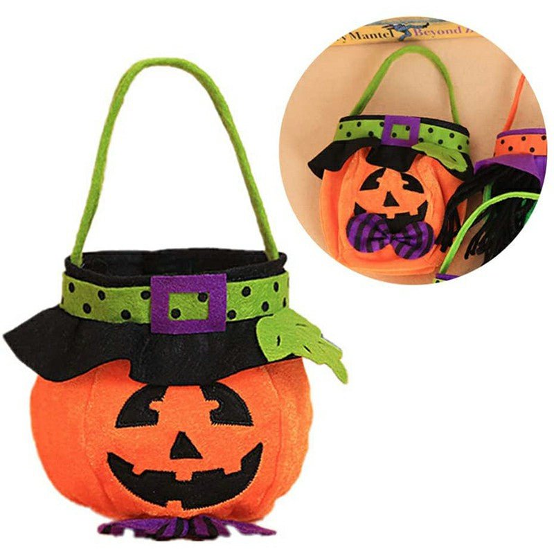 Halloween Pumpkin Trick or Treat Candy Bag for Kids - Birmingham Toys & More