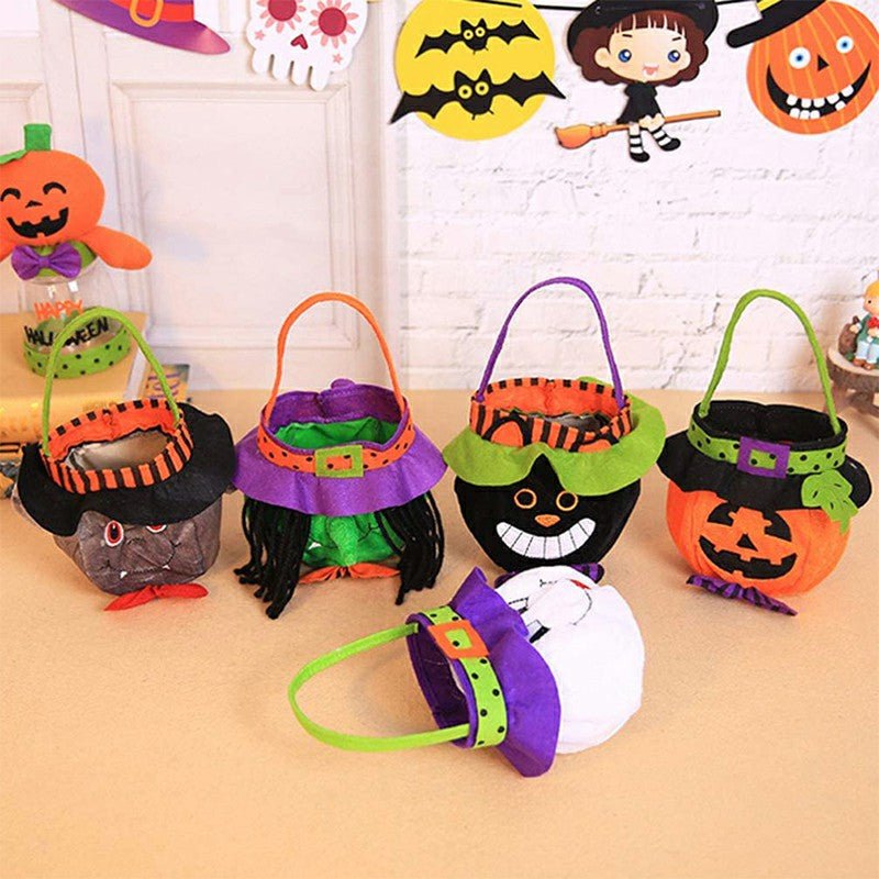 Halloween Pumpkin Trick or Treat Candy Bag for Kids - Birmingham Toys & More