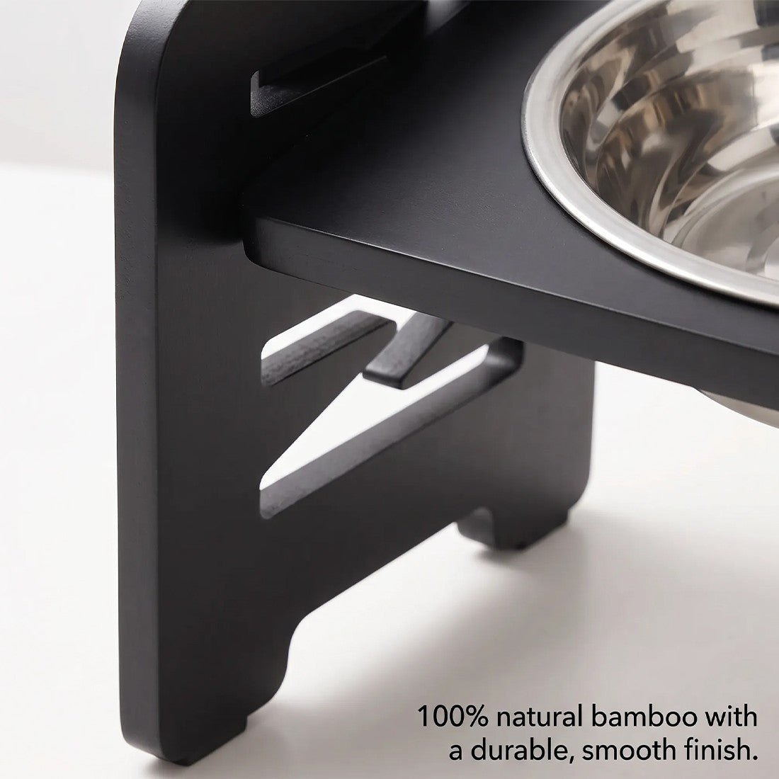 Large Dog Food Feeding Stand Station Stainless Double Raised Bowls Steel Holder - Birmingham Toys & More
