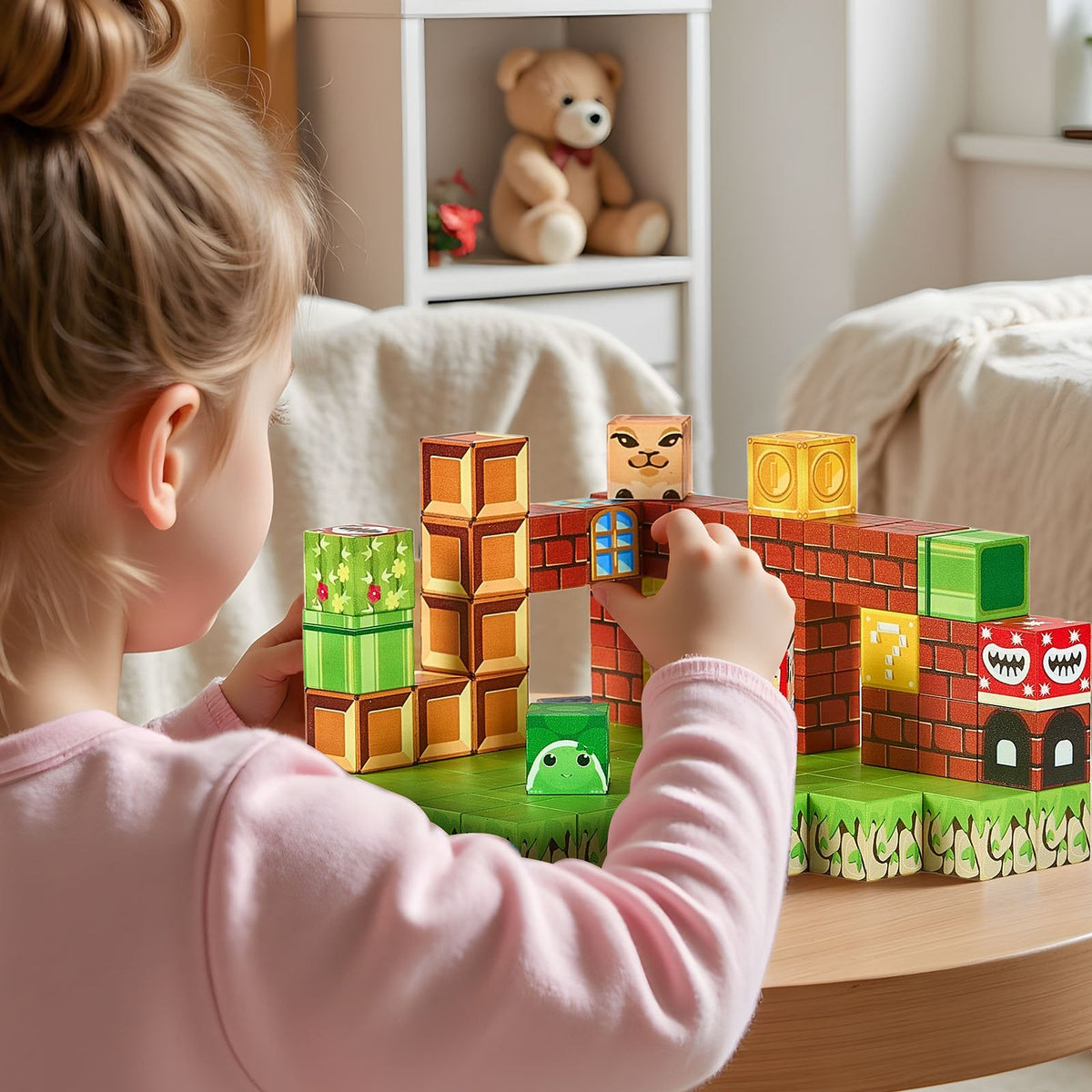 Magnetic Blocks, 100 PCS Magnet Blocks Set, Magnetic Building Cubes For Kids, STEM Montessori Sensory Toys For Christmas Birthday Gift, Construction Stacking Toy For Ages 3 And Years Old Boys & Girls - Birmingham Toys & More