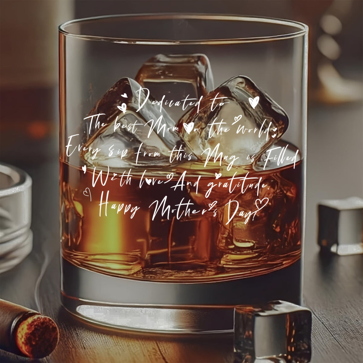 Presidents Day Mothers Day Whiskey Glass - Birmingham Toys & More