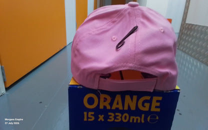 Work Hard Play Harder Pink Baseball Cap