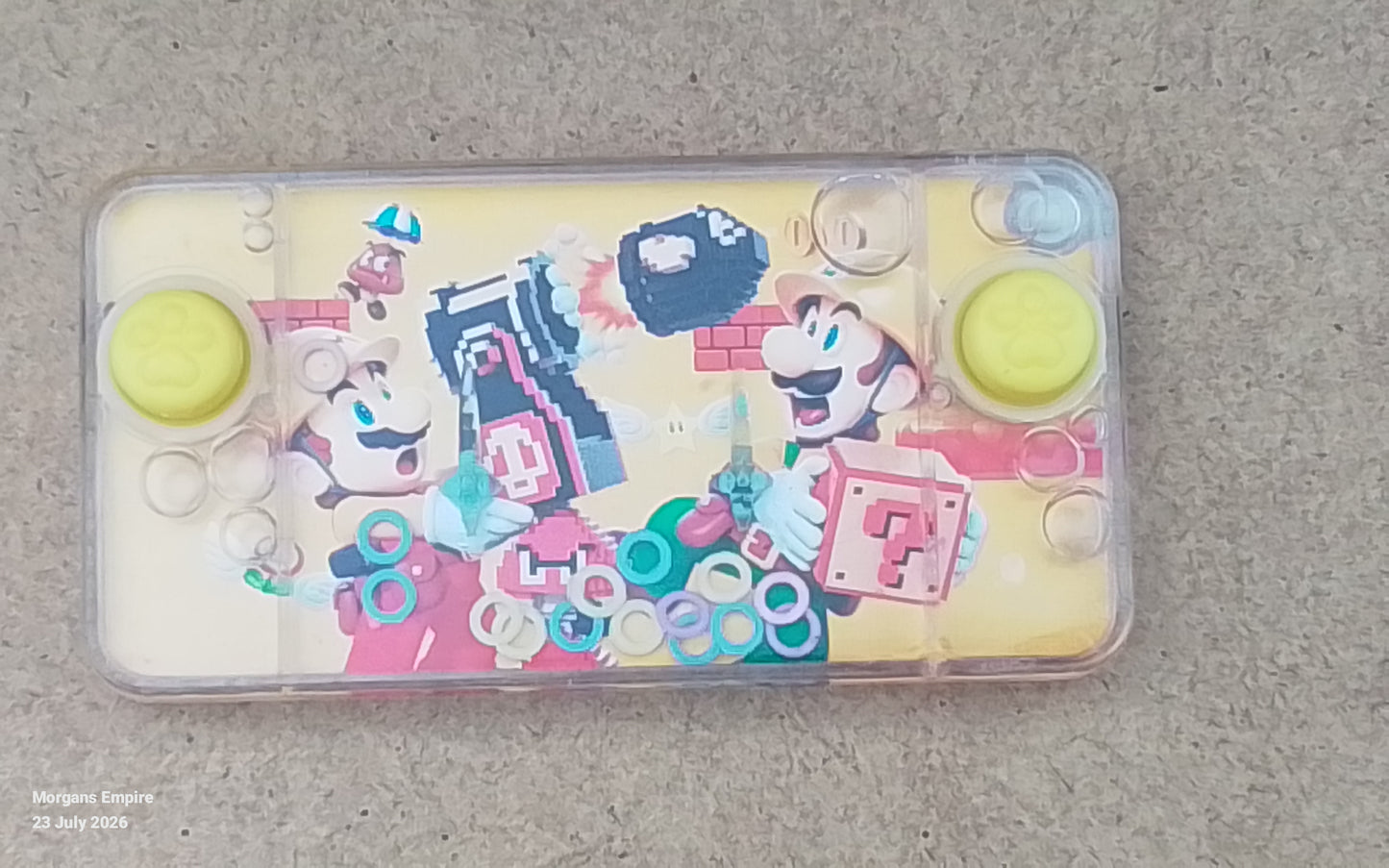 Mario & Luigi Themed Water Bath Game Toy
