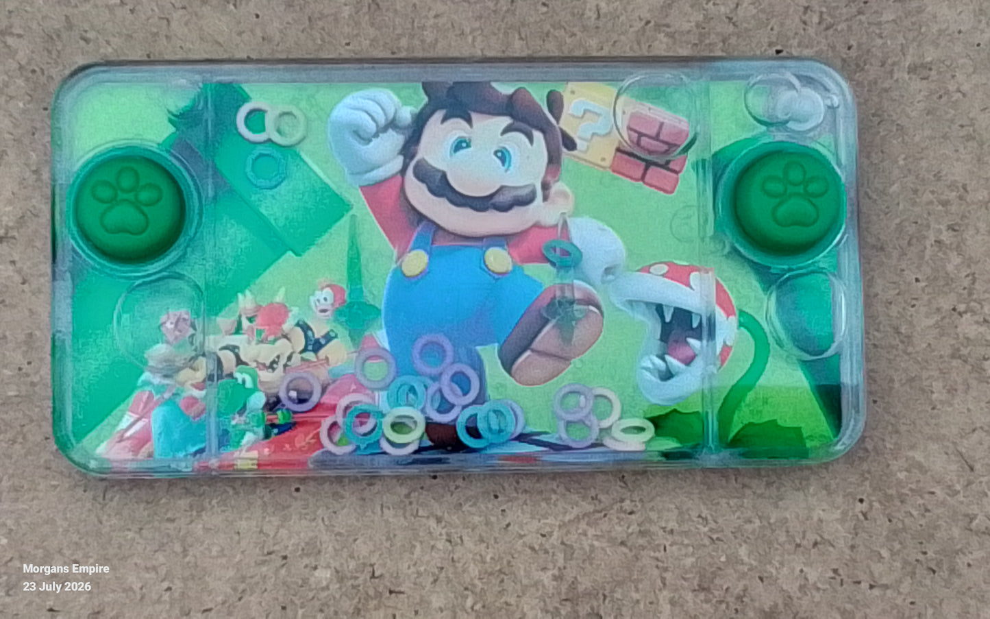 Mario & Luigi Themed Water Bath Game Toy