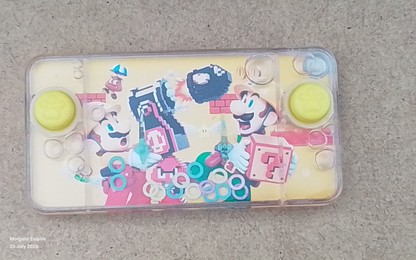 Mario & Luigi Themed Water Bath Game Toy