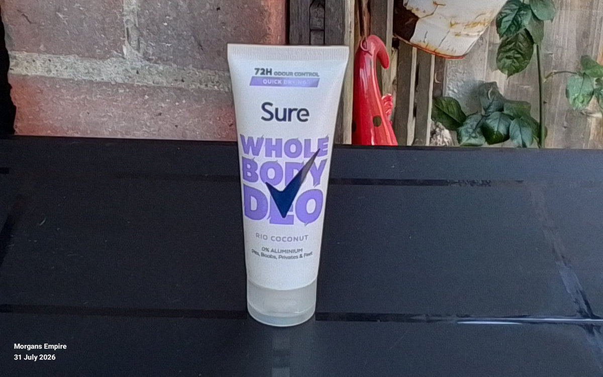 Sure Whole Body Deo Cream – Rio Coconut 75ml – 72h Odour Control, 0% Aluminium - Birmingham Toys & More