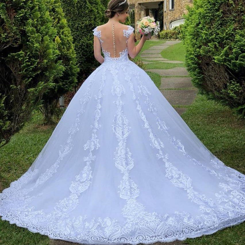 Wedding Dress White Vintage Lace Wedding Dress - Birmingham Toys & More